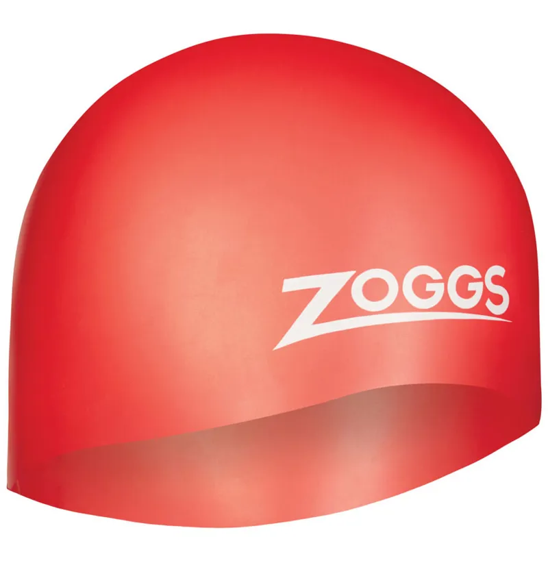 Zoggs Easy-fit Silicone Cap Red